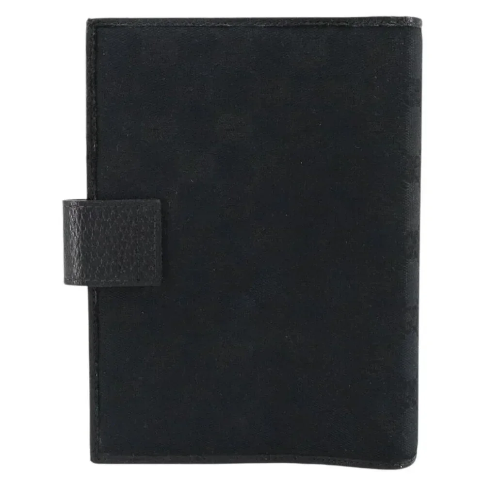 GUCCI GG Canvas Agenda Day Planner Cover Black